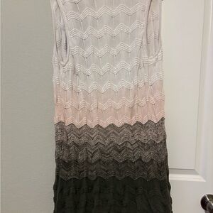 Cato White Knit cardigan vest